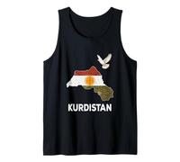 Bandiera del Kurdistan Nowruz, Bakur Rojava Bashur, Amo Il Kurdistan Canotta