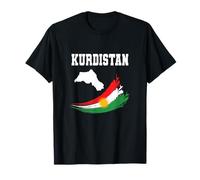 Bandiera del Kurdistan Nowruz, Bakur Rojava Bashur, Amo Il Kurdistan Maglietta