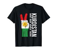 Bandiera del Kurdistan Nowruz, Bakur Rojava Bashur, Amo Il Kurdistan Maglietta