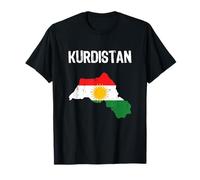 Bandiera del Kurdistan Nowruz, Bakur Rojava Bashur, Amo Il Kurdistan Maglietta
