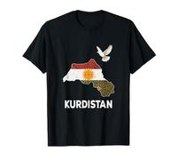 Bandiera del Kurdistan Nowruz, Bakur Rojava Bashur, Amo Il Kurdistan Maglietta
