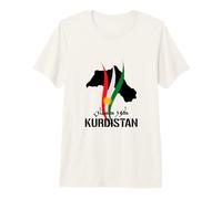 Bandiera del Kurdistan Nowruz, Bakur Rojava Bashur, Amo Il Kurdistan Maglietta Premium