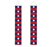 Bandiera del Laos Feste di Laurea Decorazione Banner - Adatto per uso interno ed esterno, un must-have per celebrare la laurea