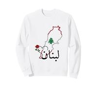 Bandiera del Libano, Beirut, Cedro, libanese, Heritage Design Felpa