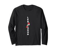 Bandiera del Libano, Beirut, Cedro, libanese, Heritage Design Maglia a Manica