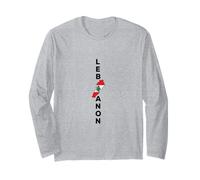 Bandiera del Libano, Beirut, Cedro, libanese, Heritage Design Maglia a Manica