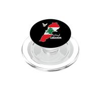 Bandiera del Libano, Beirut, cedro, libanese, Heritage Design PopSockets PopGrip per MagSafe
