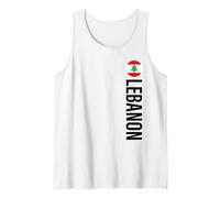 Bandiera del Libano Verticale Canotta