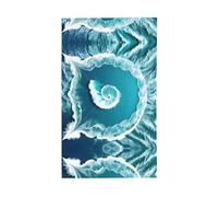 Bandiera del mare dell'amore. Bandiera decorativa per esterni 0,9 x 1,5 m, striscione verticale in poliestere