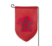 Bandiera del Marocco Stampa Bandiere di benvenuto Cortile Decorazione Esterna Tutte le Stagioni Giardino Patio Bandiera 30,5 x 45,7 cm Diverse