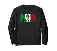 Bandiera del Messico Boxe Maglia a Manica