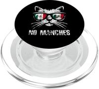 Bandiera del Messico Divertente Gatto Vintage No Manches Messicano Dire PopSockets PopGrip per MagSafe