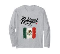 Bandiera del Messico Nome Regalo Spagnolo Rodriguez Maglia a Manica