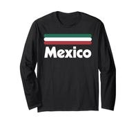 Bandiera del Messico retrò Vintage con Orgoglio Messicano Maglia a Manica