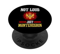 Bandiera del Montenegro non forte solo montenegrino PopSockets PopGrip Adesivo