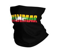 Bandiera del Myanmar Birmania Donna Uomo Ghetta da Collo Antivento Headwrap Multifunzione Fascia per Capelli per Pesca Sports Traspirante