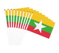 Bandiera del Myanmar Stampa Bandiera Portatile Bandiere Feste Feste Feste Decorazione Incontro Eventi