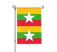 Bandiera del Myanmar Yard Signs Double-face, durevole Yard Banner 71,1 x 101,6 cm per decorazioni stagionali