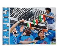 Bandiera Del Napoli 3° Scudetto Cm 94x140 Calcio Tifosi Campione D'Italia Tricolore D10S Kvara Osimhen Di Lorenzo
