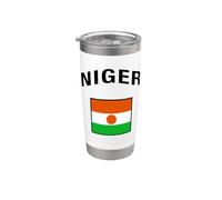 Bandiera del Niger Bicchiere termico in acciaio inox doppia parete