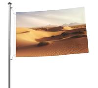 Bandiera del paesaggio del deserto 2x3 Ft Stampa su entrambi i lati Bandiere da giardino Bandiera da cortile per esterni Bandiere Festività Banner regalo con occhielli Sfondo fotografico per interni