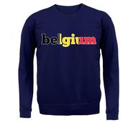 Bandiera Del Paese Belgio - Felpa Per Bambini - Amore Per La Capitale Bruxelles