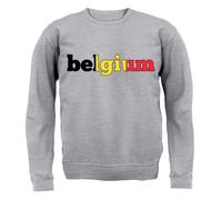 Bandiera Del Paese Belgio - Felpa Per Bambini - Amore Per La Capitale Bruxelles