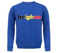 Bandiera Del Paese Belgio - Felpa Per Bambini - Amore Per La Capitale Bruxelles