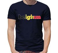 Bandiera Del Paese Belgio - T-Shirt Da Uomo - Amore Per La Capitale Bruxelles