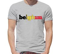 Bandiera Del Paese Belgio - T-Shirt Da Uomo - Amore Per La Capitale Bruxelles