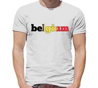 Bandiera Del Paese Belgio - T-Shirt Da Uomo - Amore Per La Capitale Bruxelles