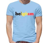 Bandiera Del Paese Belgio - T-Shirt Da Uomo - Amore Per La Capitale Bruxelles