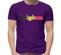 Bandiera Del Paese Belgio - T-Shirt Da Uomo - Amore Per La Capitale Bruxelles