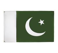 - Bandiera del Pakistan - 150 x 90 cm - Bandiera pakistana in poliestere 100D con due occhielli in metallo - Resistente allo sbiadimento - Colori vivaci - 3' x 5' piedi - 3x5 Ft