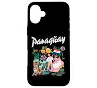 Bandiera del Paraguay, idea per bambini e radici del Paraguay Custodia per iPhone 16 Plus