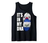 Bandiera del Patrimonio del Dna del Mix salvadoregno e sudcoreano Canotta