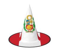 Bandiera del Perù 1 PZ Halloween Strega Cappello Costume Party Hat Adatto per il Gioco di Palcoscenico Accessori