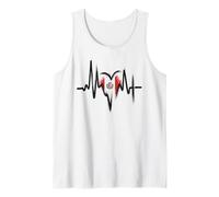 Bandiera del Perù Battito Cardiaco - patriottica Patria Amante del Perù Canotta