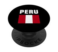 Bandiera del Perù Pocket Design Orgoglio Nazionale Peruviano PopSockets PopGrip Adesivo
