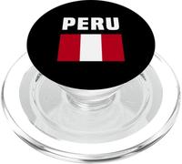 Bandiera del Perù Pocket Design Orgoglio Nazionale Peruviano PopSockets PopGrip per MagSafe
