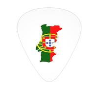Bandiera del Portogallo Mappa Chitarra Plettri Plettri Per Chitarra Basso 12 Pack