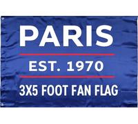 Bandiera del PSG Paris Saint Germain, da 0,9 x 1,5 m, resistente, per interni o esterni, con 2 occhielli