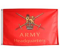 Bandiera del quartier generale dell'esercito britannico con occhielli - MOD L...