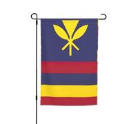 Bandiera del Regno delle Hawaii Stampa Versatile ed elegante Bandiera da giardino per tutte le stagioni Outdoor Yard Decor Portici Giardini