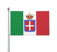 Bandiera del Regno d'Italia, 3x5 piedi, decorazione per esterni, bandiera da giardino per casa e giardino
