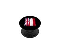 Bandiera del Regno Unito Austria | Radici austriache britanniche PopSockets PopGrip Adesivo