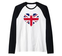 Bandiera del Regno Unito Bandiera Britannica a Forma di Maglia con Maniche Raglan