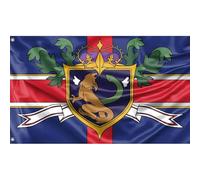 Bandiera Del Sacro Impero Britannico Bandiere Di Benvenuto Durevole Garden Flag Divertente Bandiere Da Giardino Per Patio Interni Esterni 90X150 Cm
