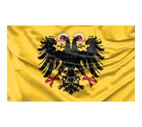 Bandiera Del Sacro Romano Imperatore Ii Garden Flag Con 2 Occhielli Bandiere Da Giardino Durevole Bandiere Di Benvenuto Per All'Aperto Interni Patio 90X150 Cm