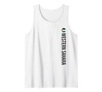 Bandiera del Sahara Occidentale Verticale Canotta